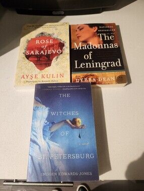 3 Novels The Rose Of Sarjevo, & The Witches Of St Petersberg